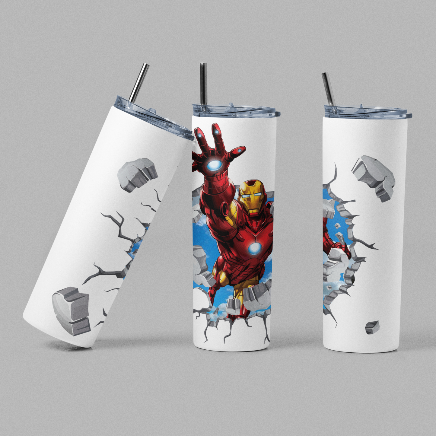 Iron Man Superhero Movie Inspired Comic Tumbler