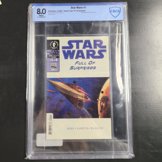 Star Wars #1 Full of Surprises Hasbro/Toys R Us Exclusive Graded 8.0 CBCS