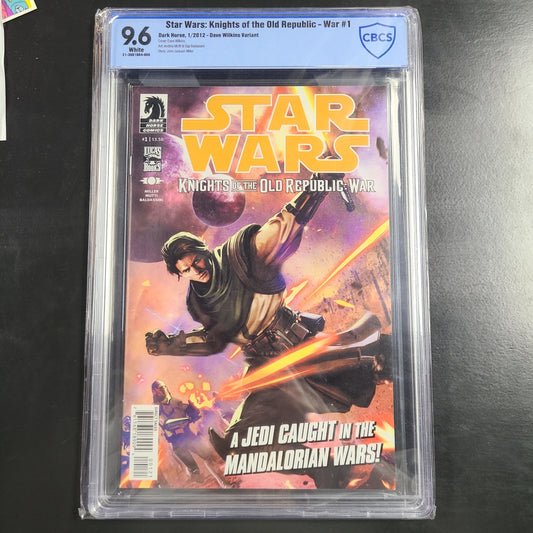 Knights of the Old Republic - War #1 Wilkins Variant CBCS 9.6