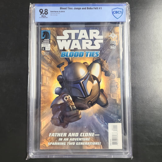 Blood Ties: Jango and Boba Fett #1 Graded 9.8 CBCS