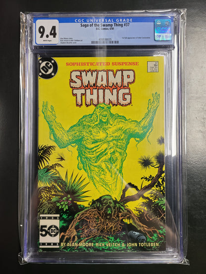 Saga of the Swamp Thing #37 CGC 9.4