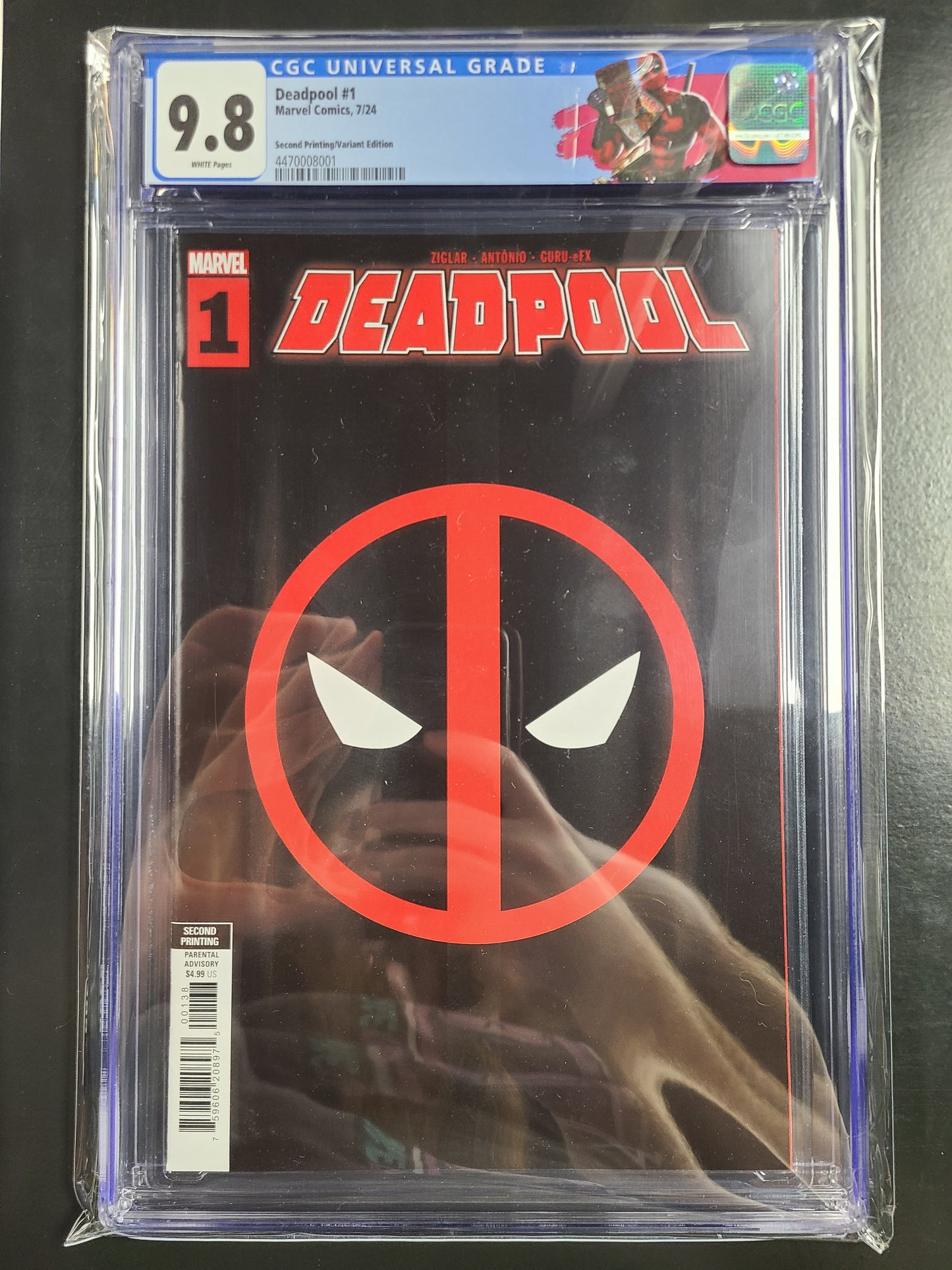 Deadpool #1 2nd Print Incentive Variant CGC 9.8