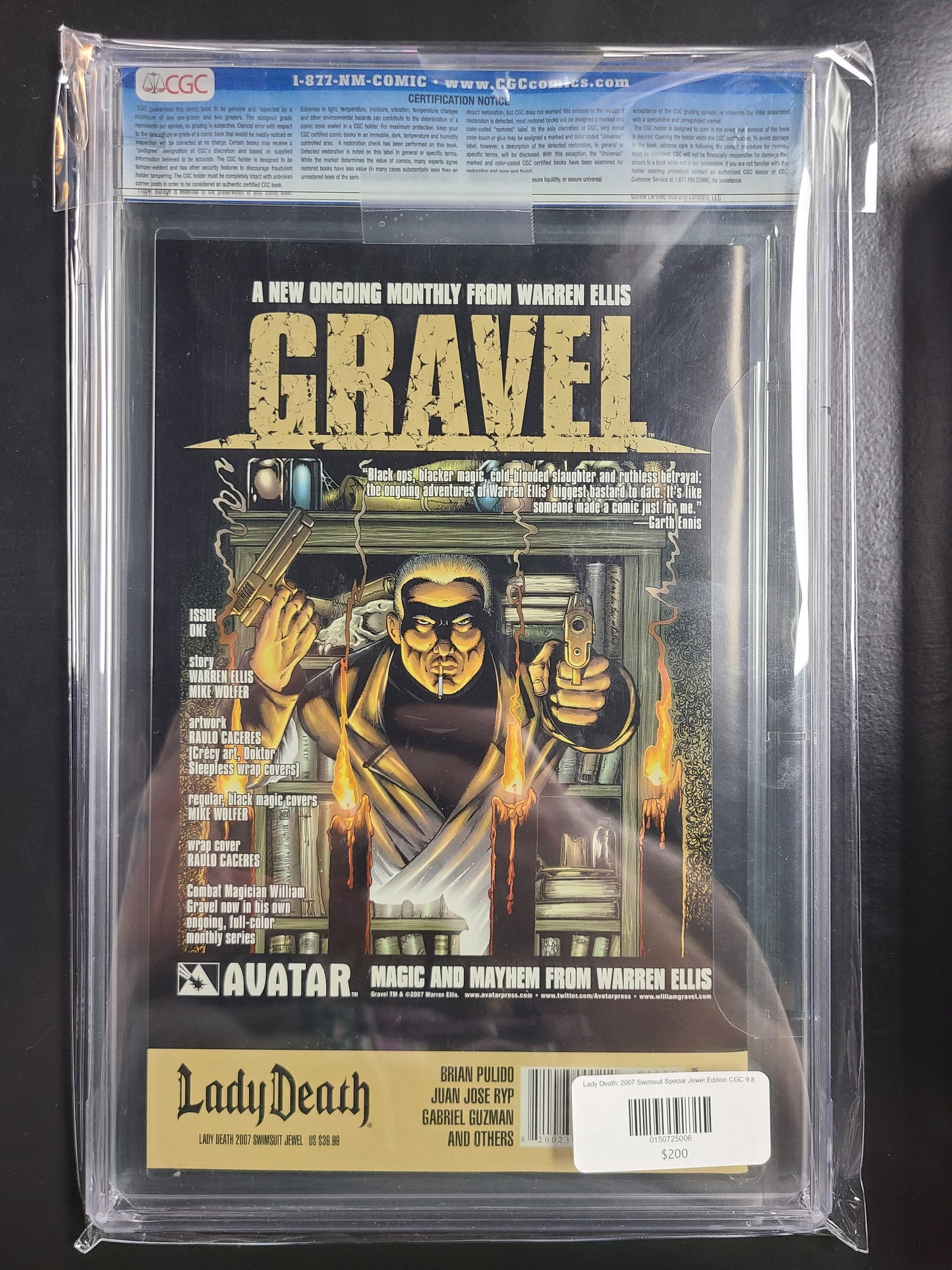 Lady Death 2007 Swimsuit Special Jewel Edition CGC 9.8