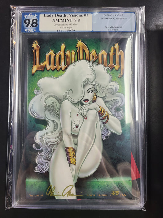 Lady Death: Visions #1 Jewel Edition PGX 9.8 SS