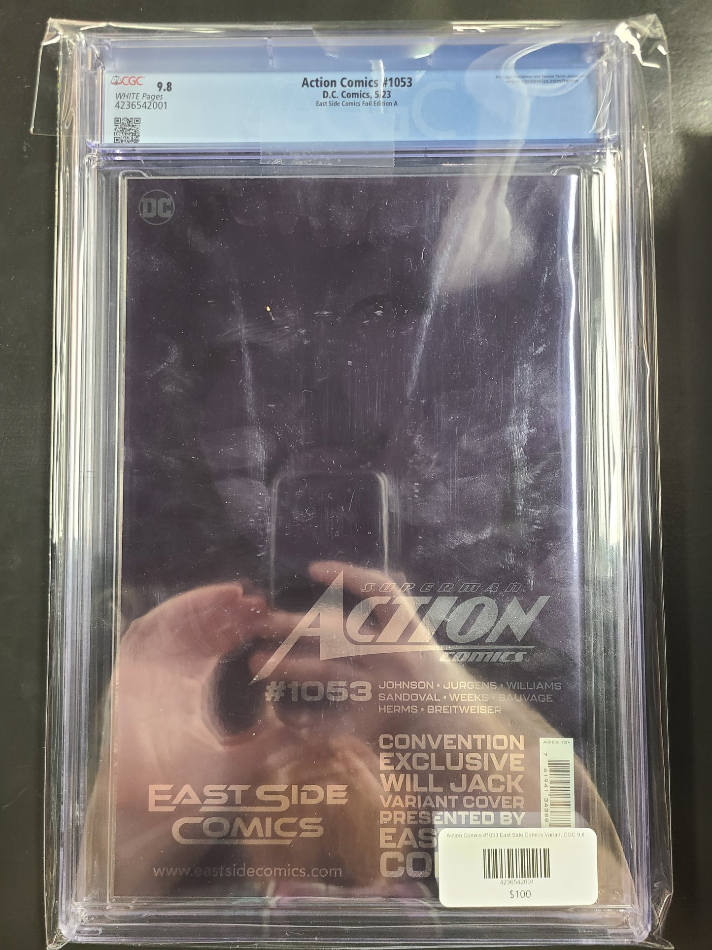 Action Comics #1053 East Side Comics Foil Edition A CGC 9.8