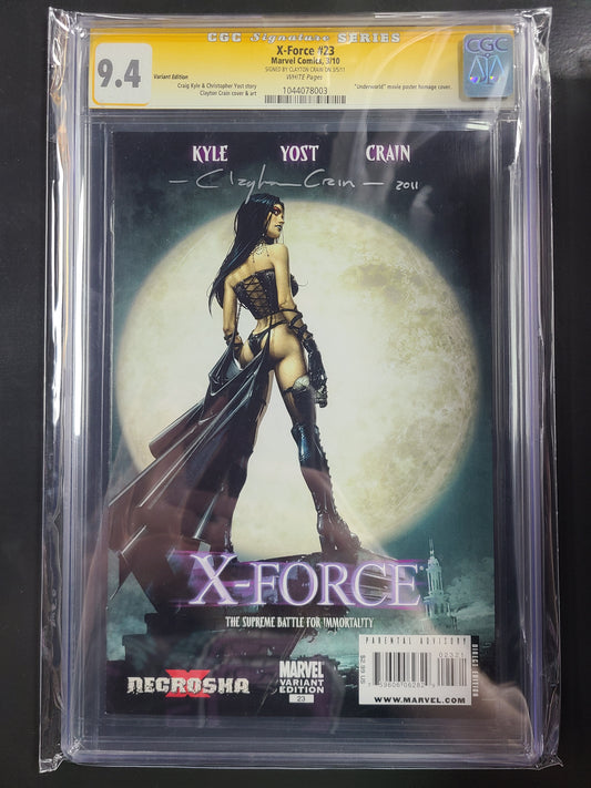 X-Force #23 Crain Variant CGC 9.4 SS