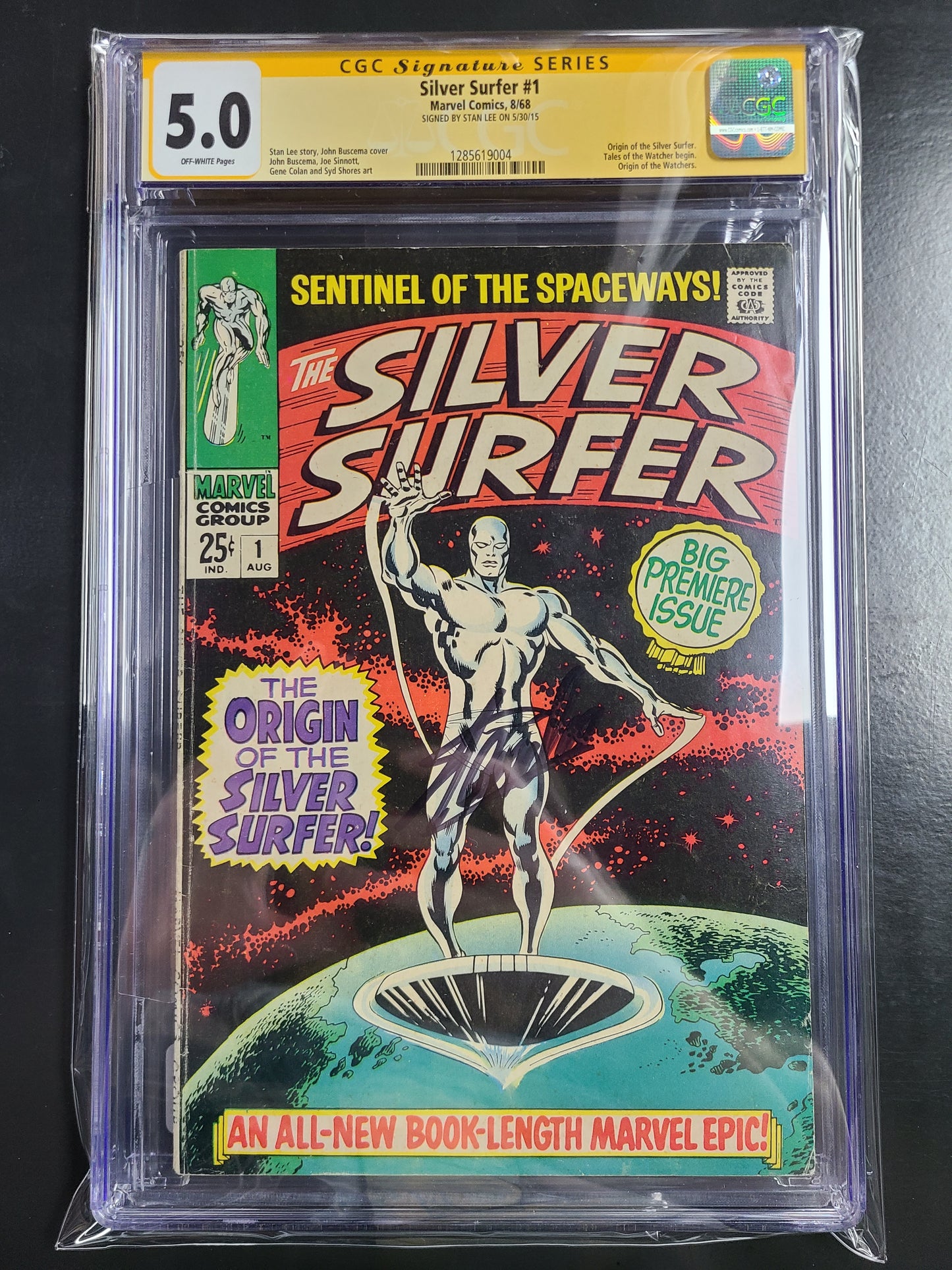 Silver Surfer #1 CGC 5.0 SS