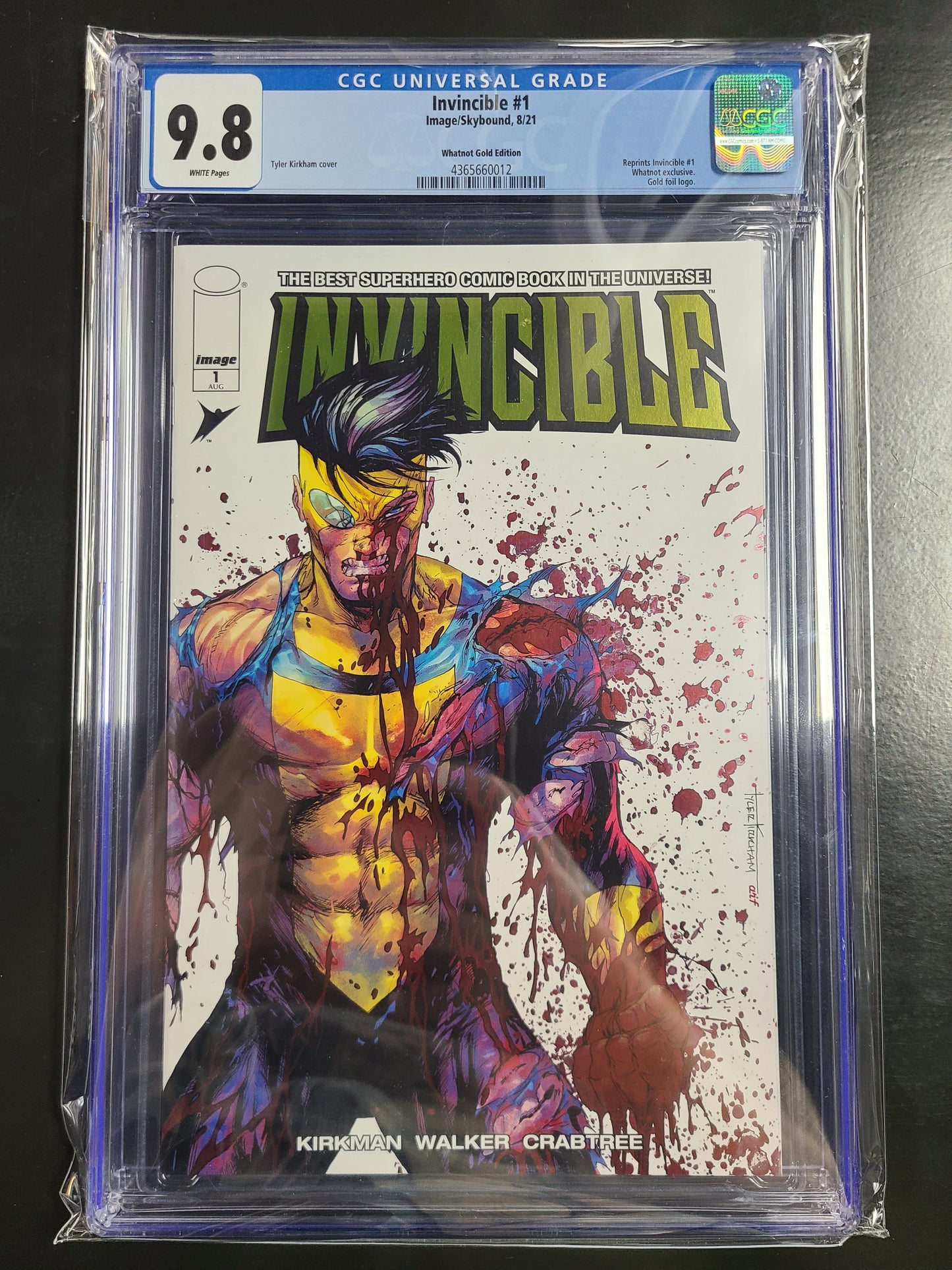 Invincible #1 Whatnot Gold Variant CGC 9.8