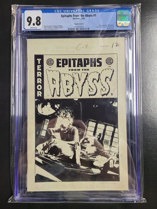 Epitaphs from the Abyss #1 Variant Cover G CGC 9.8