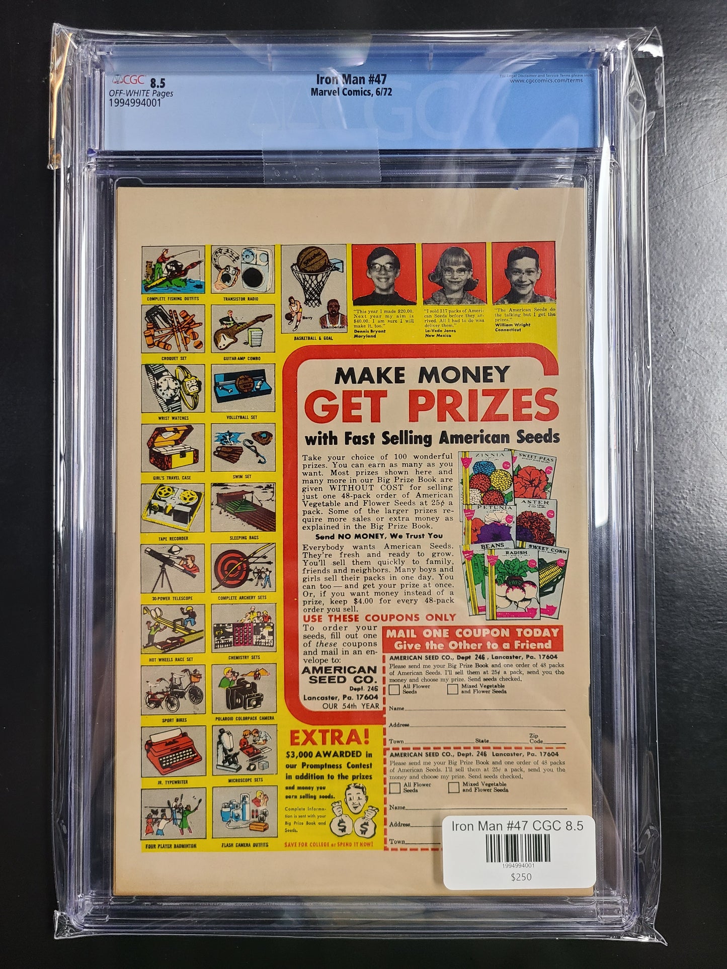 Iron Man #47 CGC 8.5