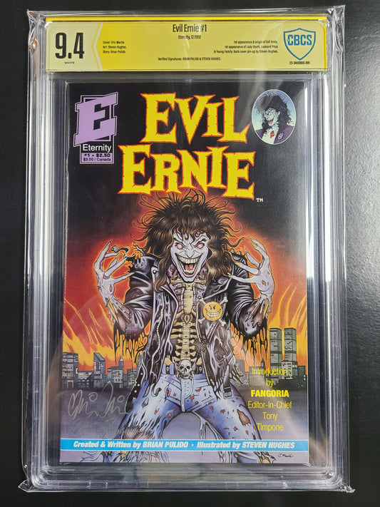 Evil Ernie #1 CBCS 9.4 SS X2