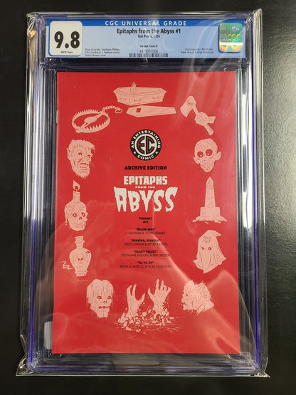 Epitaphs From the Abyss #1 1:50 Incentive CGC 9.8