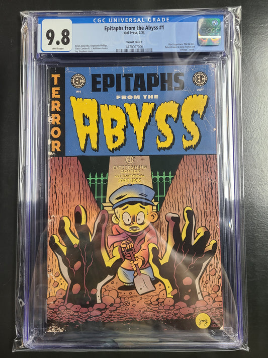 Epitaphs From the Abyss #1 1:10 Variant CGC 9.8