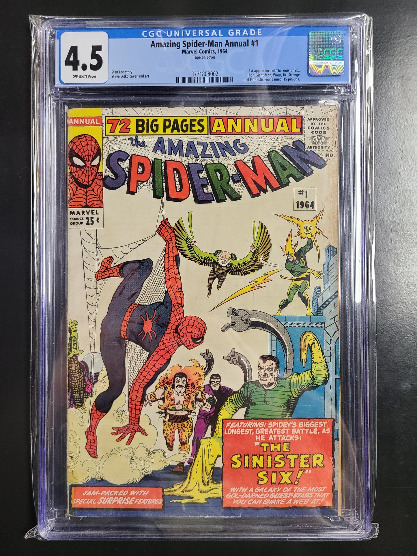 Amazing Spider-man Annual #1 CGC 4.5