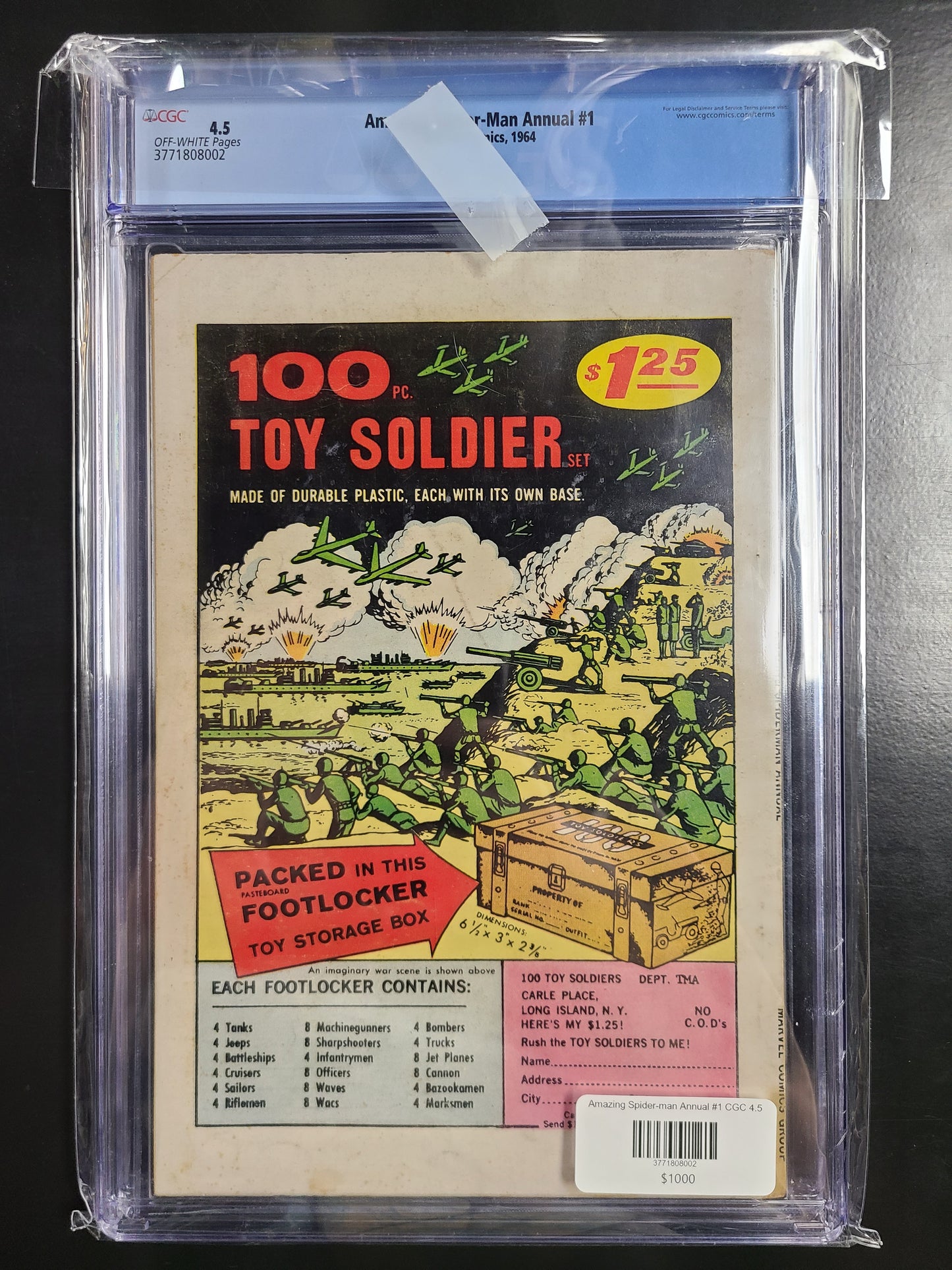 Amazing Spider-man Annual #1 CGC 4.5