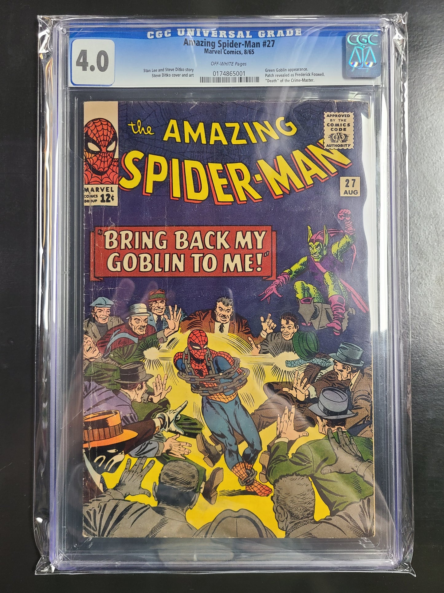 Amazing Spider-man #27 CGC 4.0