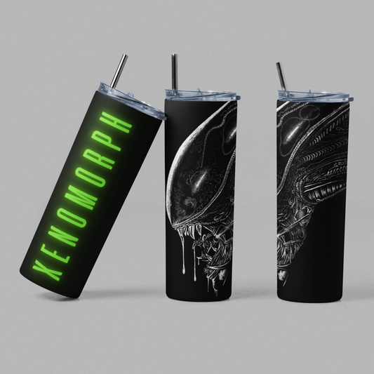 Xenomorph Horror Movie Alien Tumbler 20oz Stainless Steel