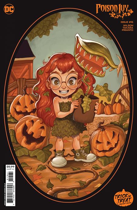 POISON IVY #15 CVR F CHRISSIE ZULLO TRICK OR TREAT CARD STOCK VAR