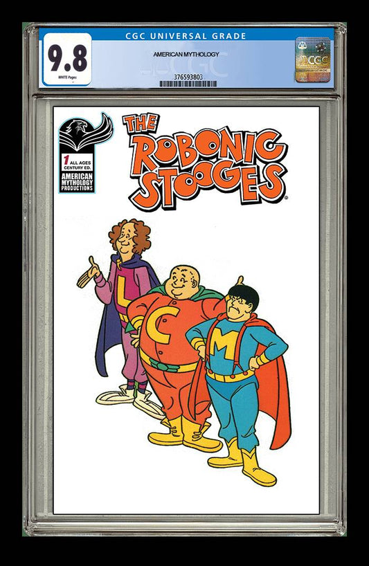 ROBONIC STOOGES RETURN #1 CVR E CENTURY LTD ED CGC GRADE 9.8