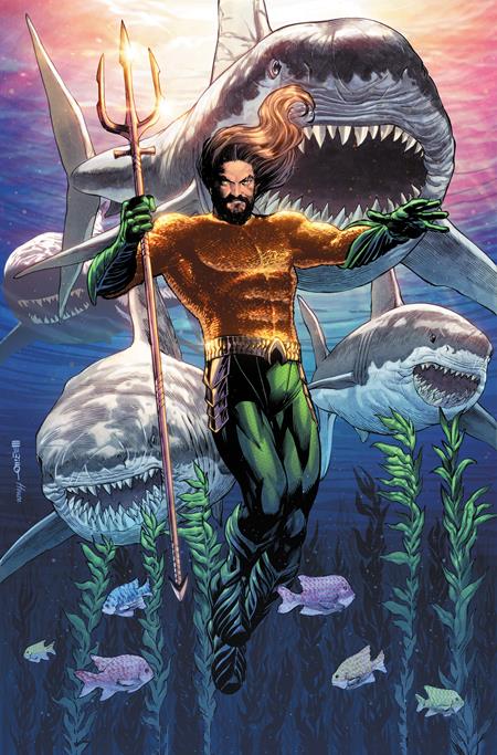 TITANS #6 CVR D JESUS MERINO AQUAMAN AND THE LOST KINGDOM CARD STOCK VAR