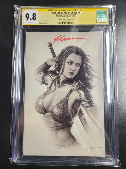 Red Sonja: Age of Chaos #4 Maer Virgin Variant CGC 9.8 SS