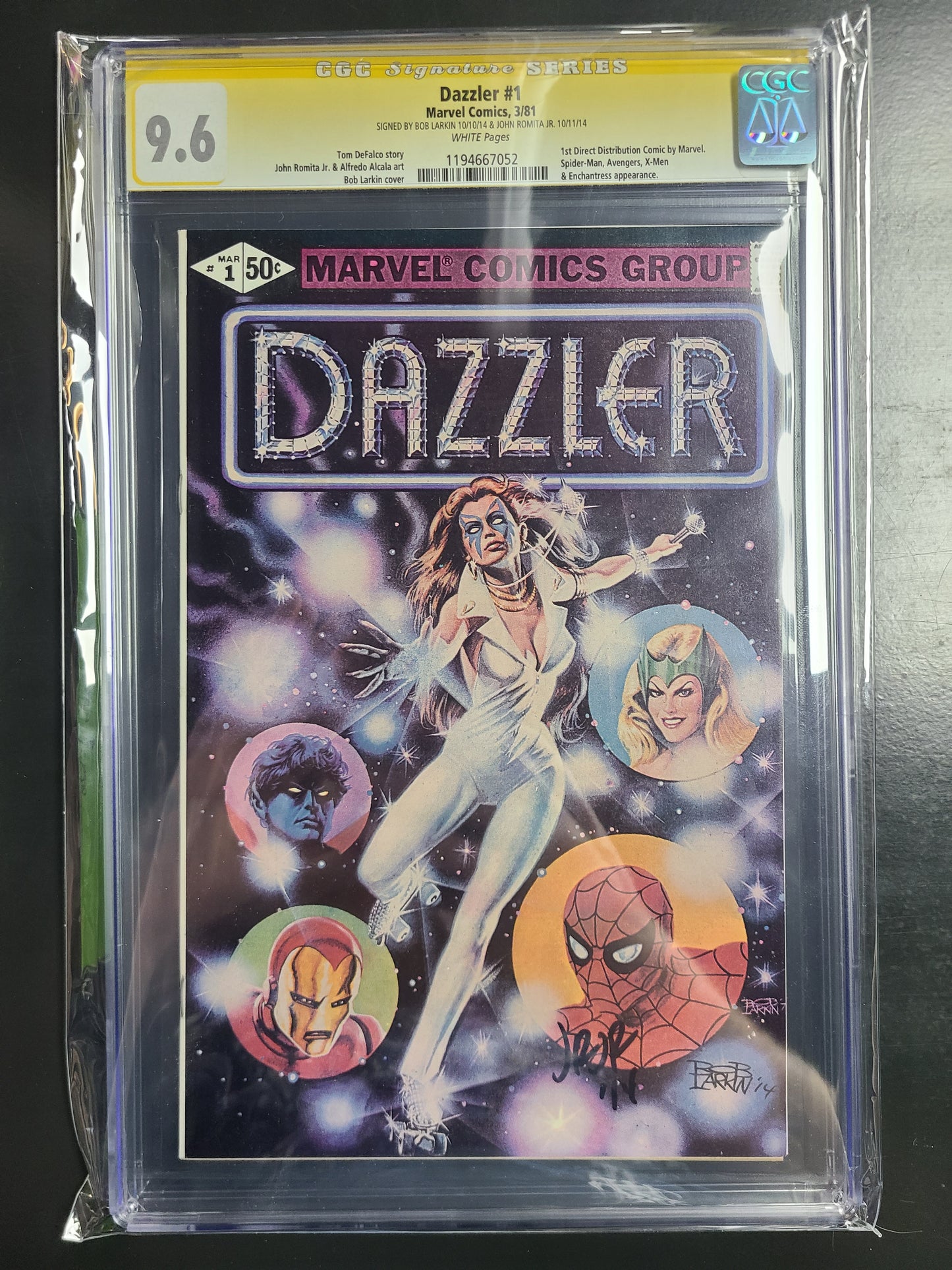 Dazzler #1 CGC 9.6 SS 2x