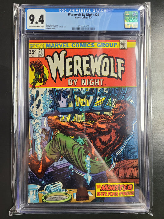 Werewolf by Night #20 CGC 9.4