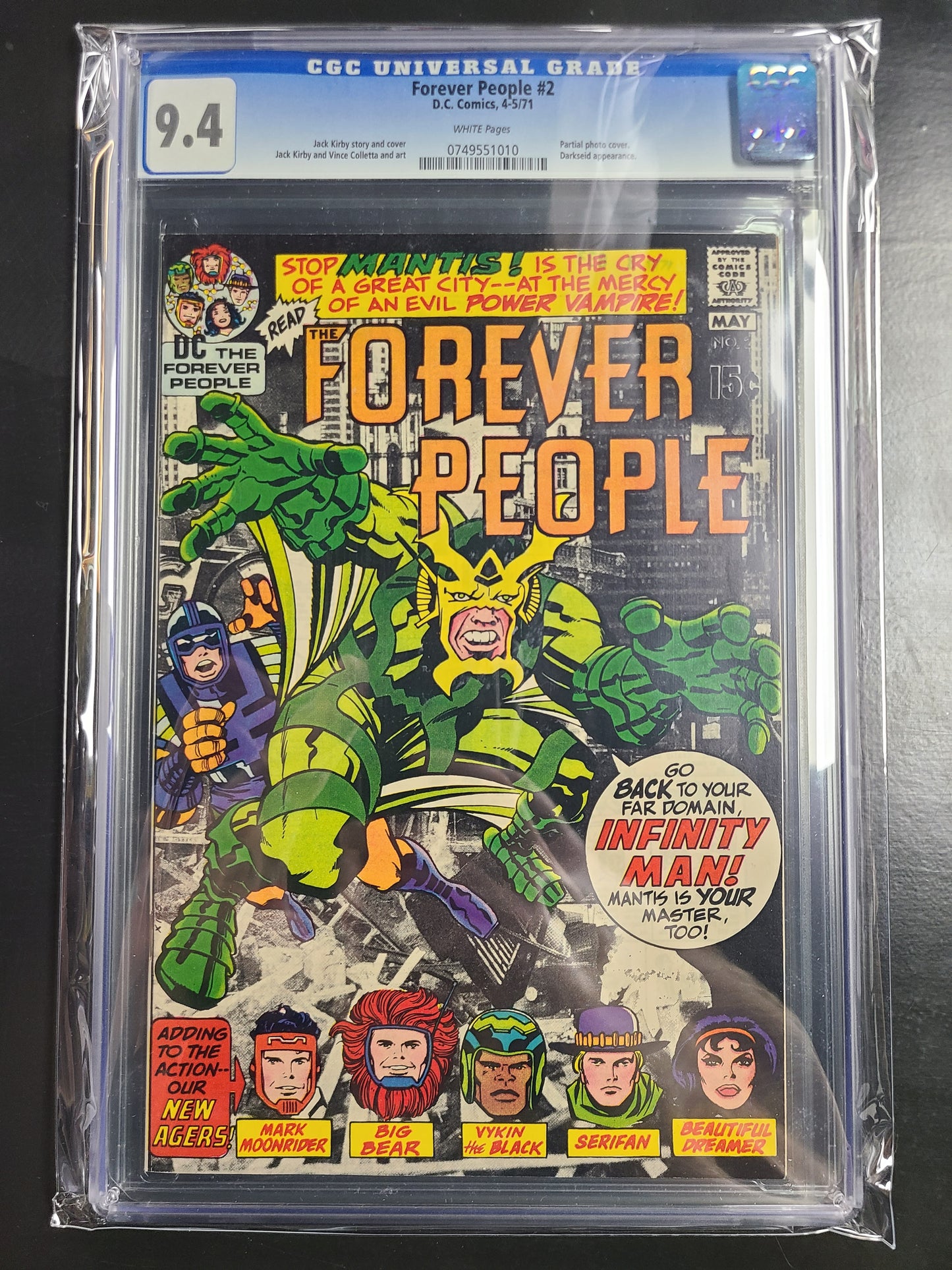 Forever People #2 CGC 9.4