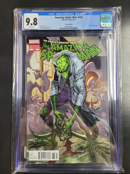 Amazing Spider-man #688 1:50 Campbell Incentive CGC 9.8