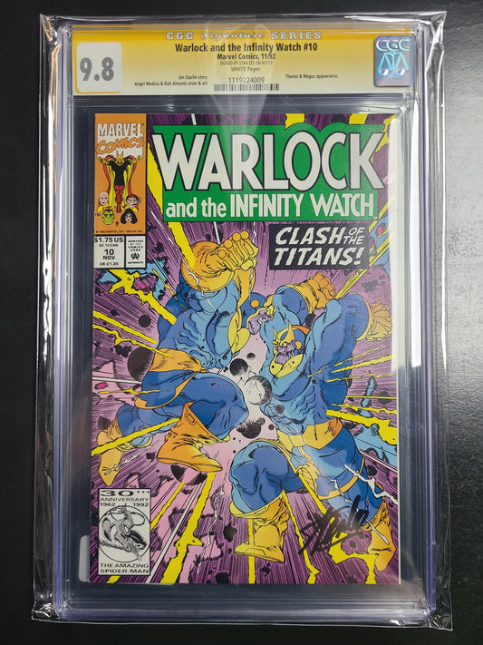 Warlock and the Infinity Watch #10 CGC 9.8 SS