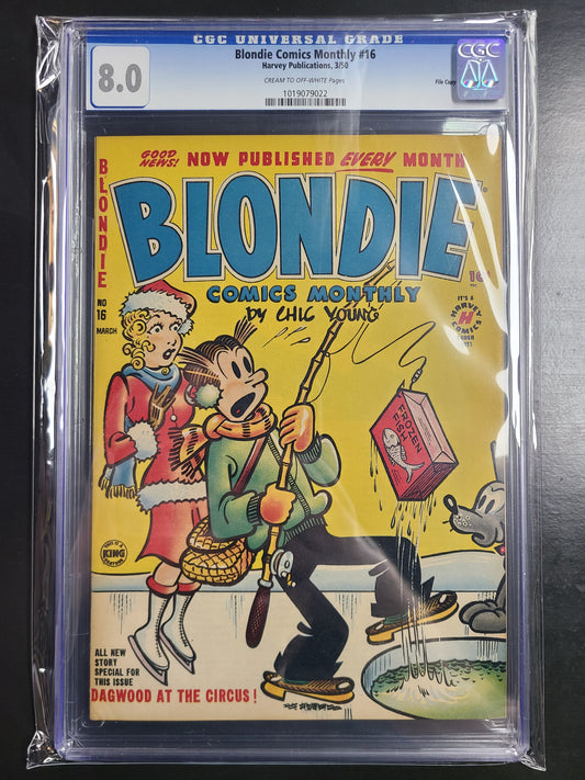 Blondie Comics Monthly #16 CGC 8.0