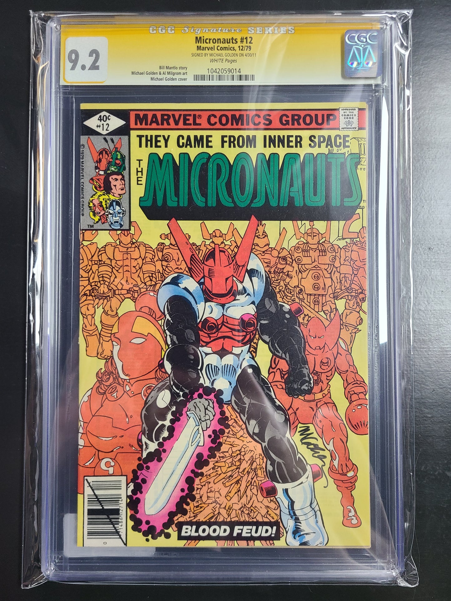 Micronauts #12 CGC 9.2 SS