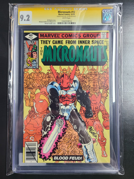 Micronauts #12 CGC 9.2 SS