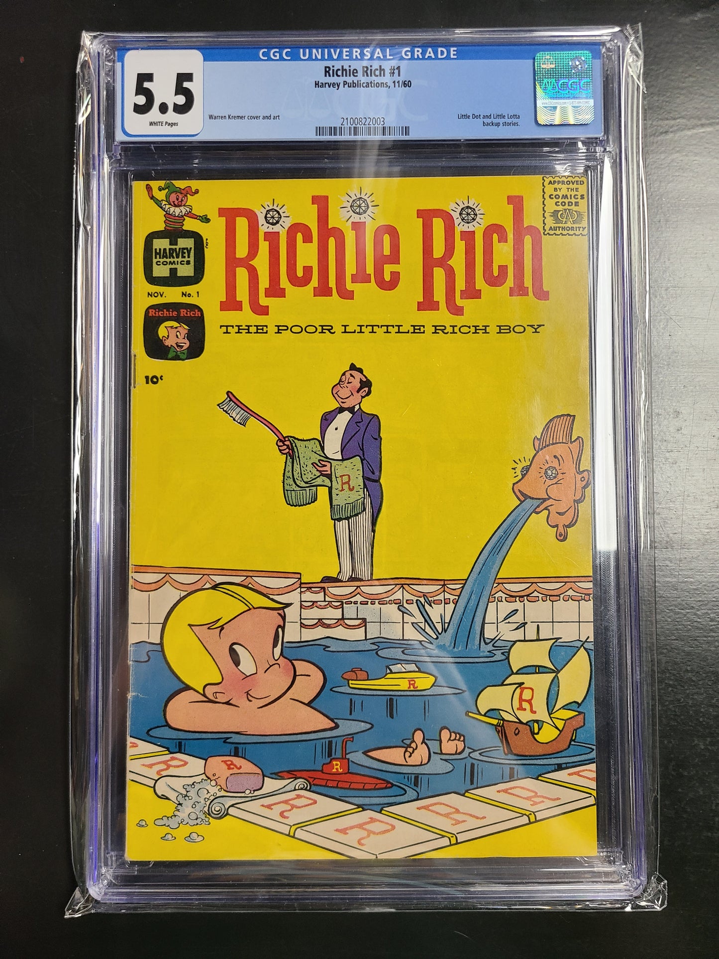 Richie Rich #1 CGC 5.5