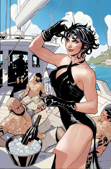 CATWOMAN #56 CVR D TERRY DODSON & RACHEL DODSON SWIMSUIT CARD STOCK VAR