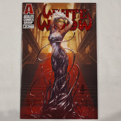 White Widow #3 Variant 2X signed