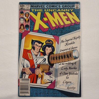 The Uncanny X-Men #172 Newsstand Edition